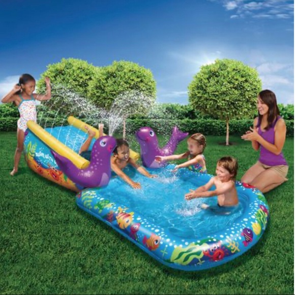 SOLD! Play Day My First Water Slide Inflatable - Picture 3 of 3